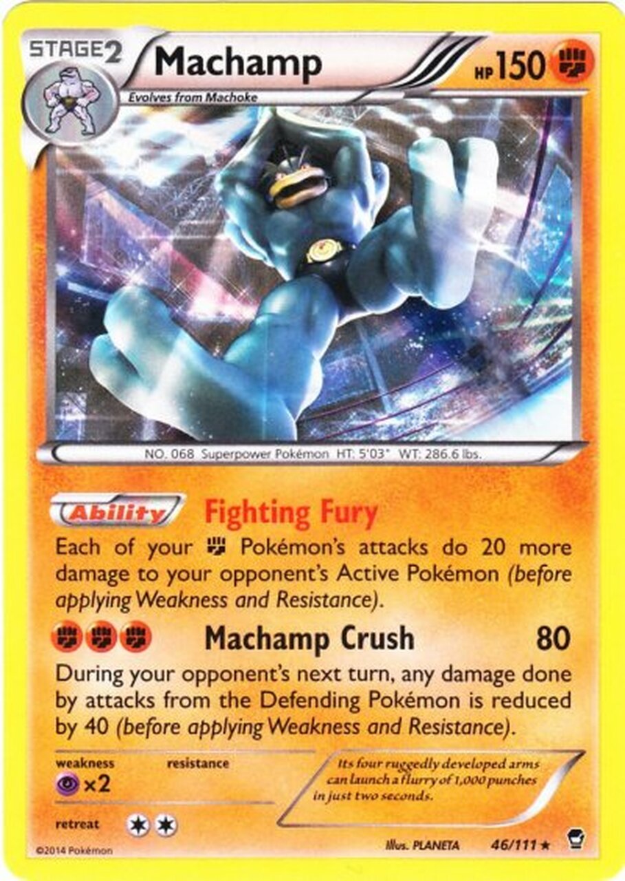 Machamp (46/111) [XY: Furious Fists] | Arkham Games and Comics