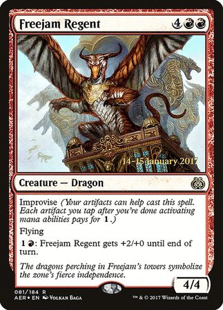 Freejam Regent [Aether Revolt Promos] | Arkham Games and Comics