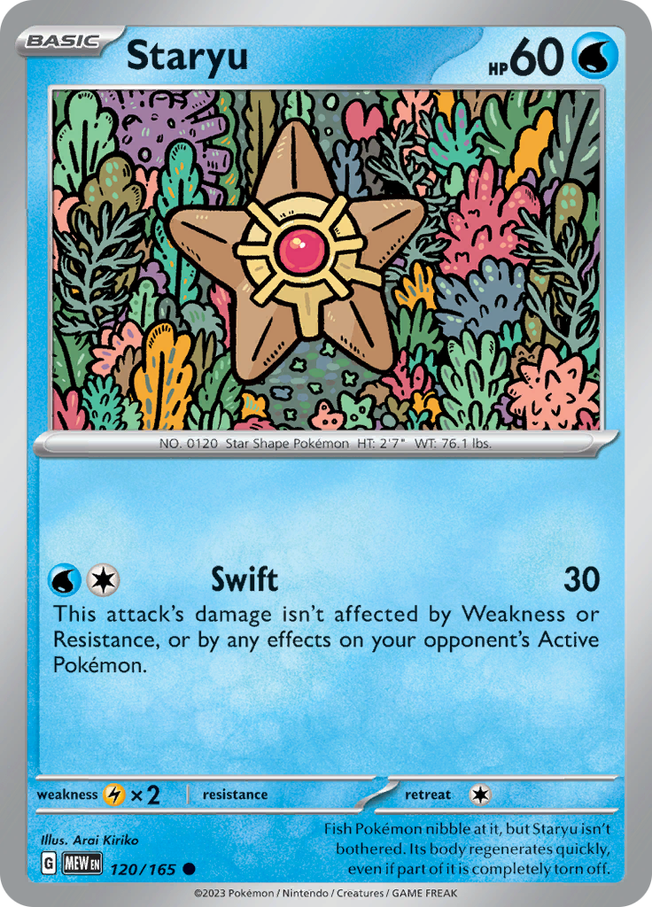 Staryu (120/165) [Scarlet & Violet: 151] | Arkham Games and Comics