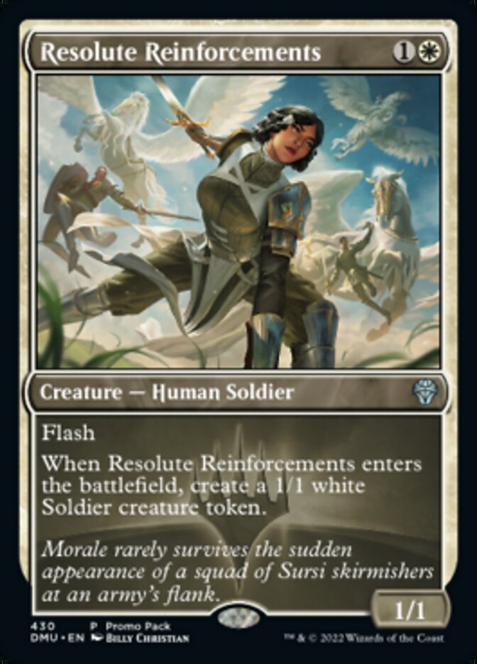 Resolute Reinforcements (Promo Pack) [Dominaria United Promos] | Arkham Games and Comics