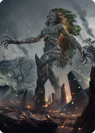 Titania, Gaea Incarnate Art Card [The Brothers' War Art Series] | Arkham Games and Comics