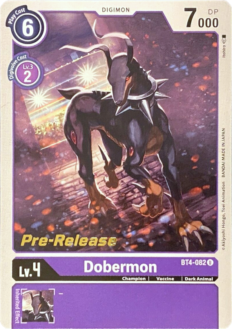 Dobermon [BT4-082] [Great Legend Pre-Release Promos] | Arkham Games and Comics