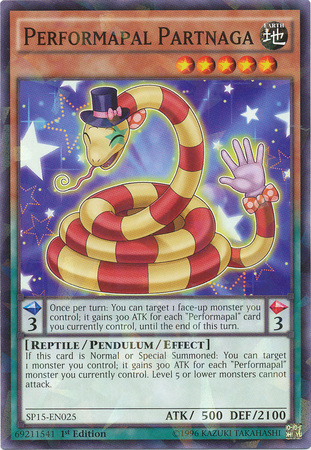 Performapal Partnaga [SP15-EN025] Shatterfoil Rare | Arkham Games and Comics