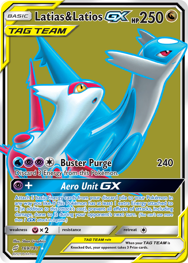 Latias & Latios GX (169/181) [Sun & Moon: Team Up] | Arkham Games and Comics