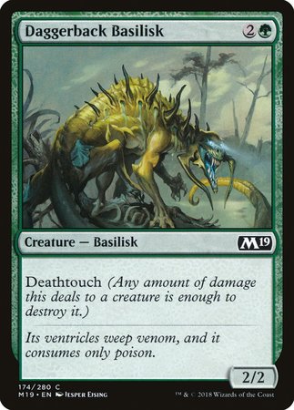 Daggerback Basilisk [Core Set 2019] | Arkham Games and Comics