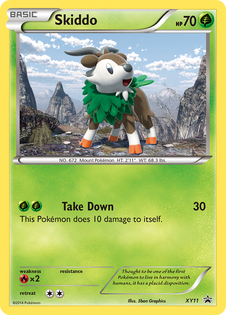 Skiddo (XY11) [XY: Black Star Promos] | Arkham Games and Comics