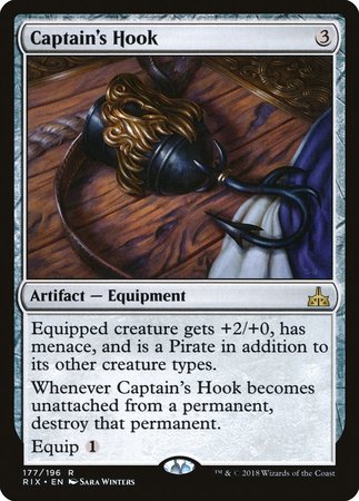 Captain's Hook [Rivals of Ixalan] | Arkham Games and Comics