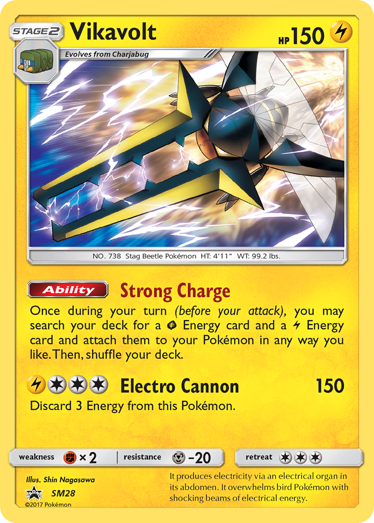 Vikavolt (SM28) [Sun & Moon: Black Star Promos] | Arkham Games and Comics