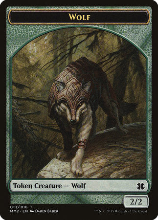 Wolf Token [Modern Masters 2015 Tokens] | Arkham Games and Comics