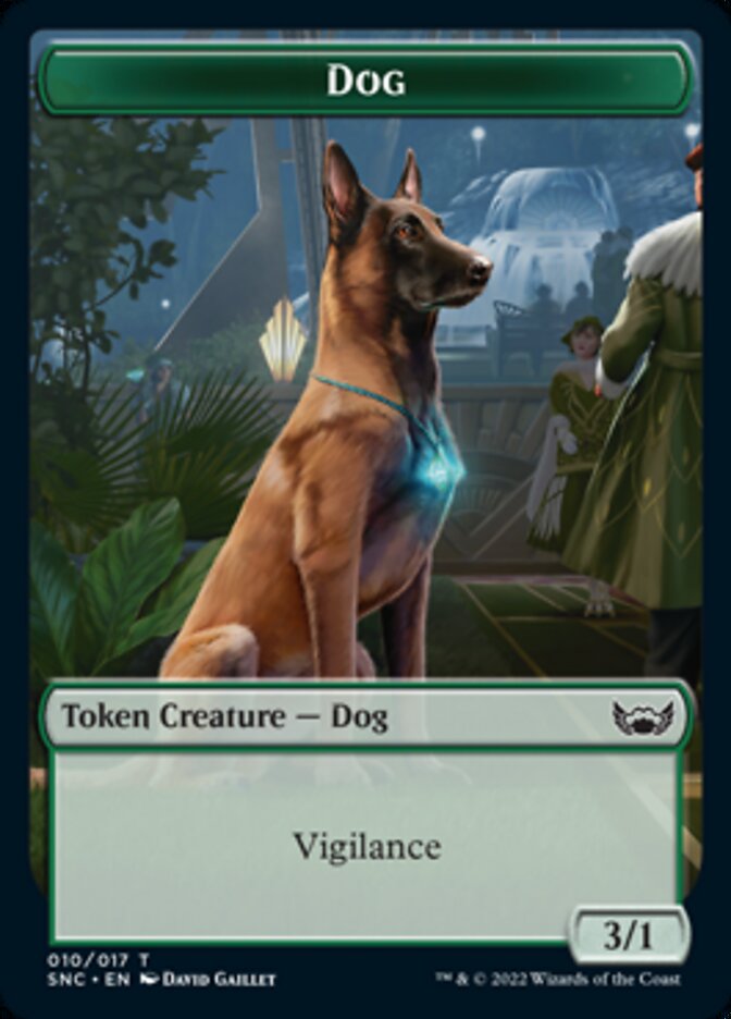 Dog Token [Streets of New Capenna Tokens] | Arkham Games and Comics