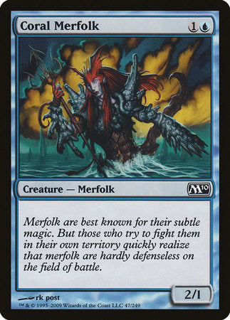 Coral Merfolk [Magic 2010] | Arkham Games and Comics