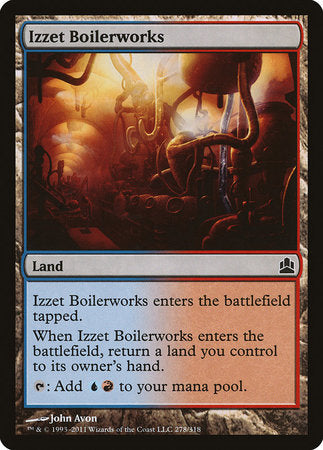 Izzet Boilerworks [Commander 2011] | Arkham Games and Comics