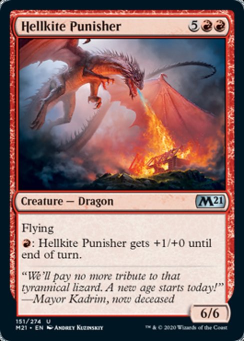 Hellkite Punisher [Core Set 2021] | Arkham Games and Comics