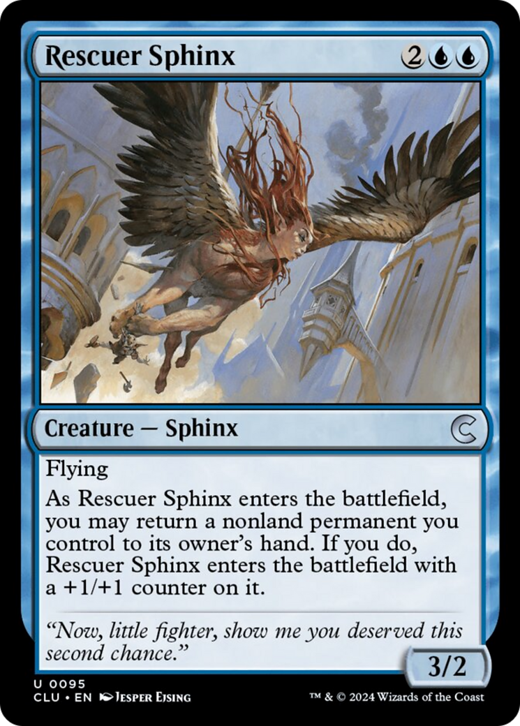 Rescuer Sphinx [Ravnica: Clue Edition] | Arkham Games and Comics