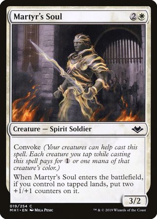 Martyr's Soul [Modern Horizons] | Arkham Games and Comics