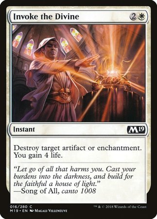 Invoke the Divine [Core Set 2019] | Arkham Games and Comics