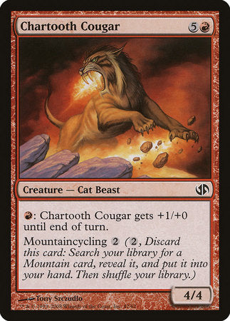 Chartooth Cougar [Duel Decks: Jace vs. Chandra] | Arkham Games and Comics