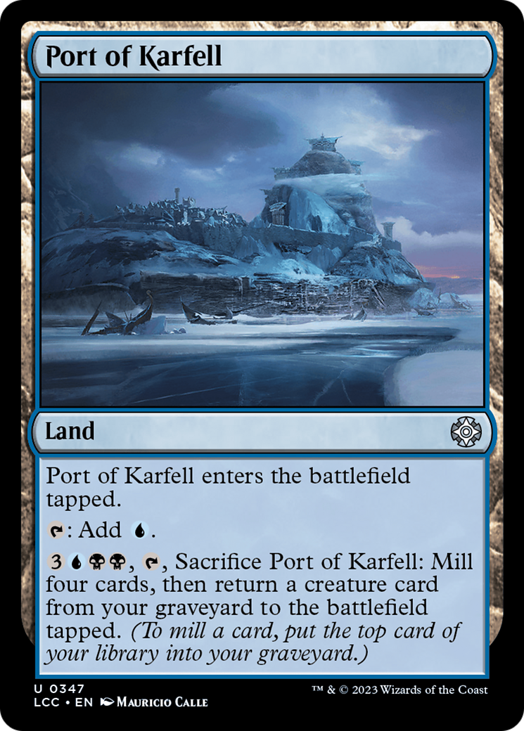 Port of Karfell [The Lost Caverns of Ixalan Commander] | Arkham Games and Comics