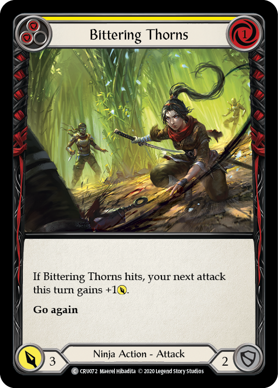 Bittering Thorns [CRU072] (Crucible of War)  1st Edition Normal | Arkham Games and Comics