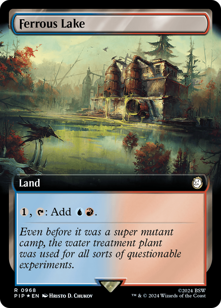 Ferrous Lake (Extended Art) (Surge Foil) [Fallout] | Arkham Games and Comics
