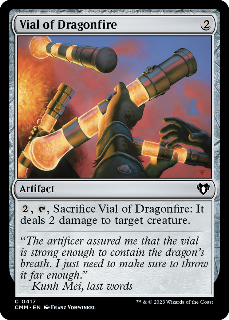 Vial of Dragonfire [Commander Masters] | Arkham Games and Comics