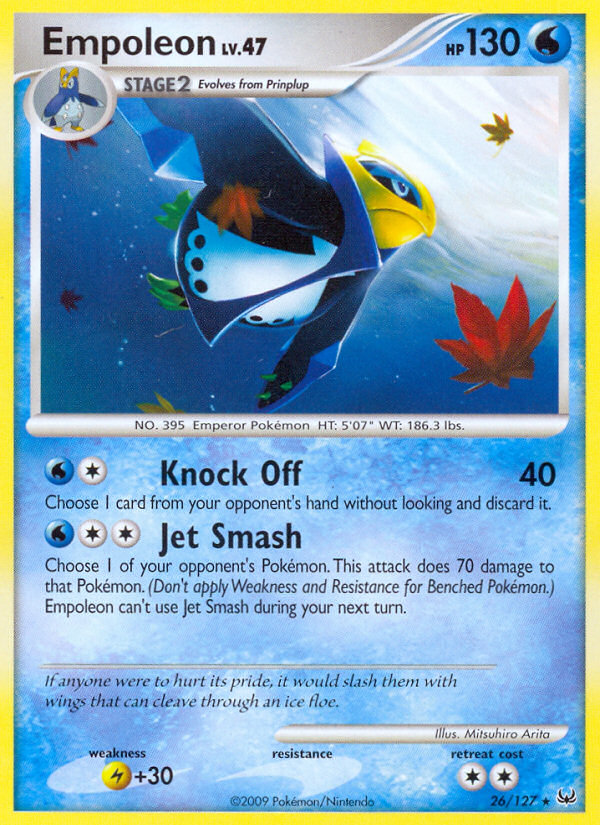 Empoleon (26/127) [Platinum: Base Set] | Arkham Games and Comics