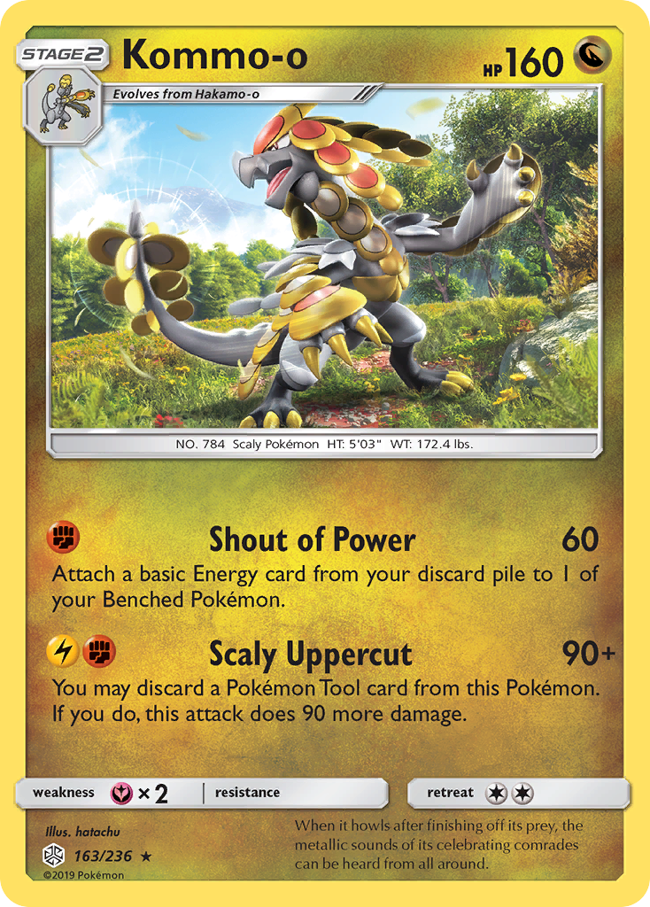 Kommo-o (163/236) [Sun & Moon: Cosmic Eclipse] | Arkham Games and Comics