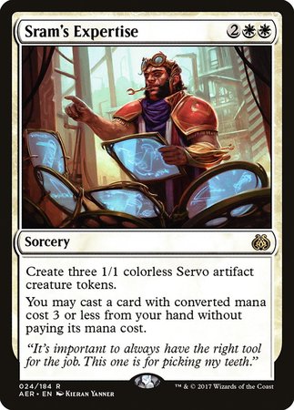 Sram's Expertise [Aether Revolt] | Arkham Games and Comics