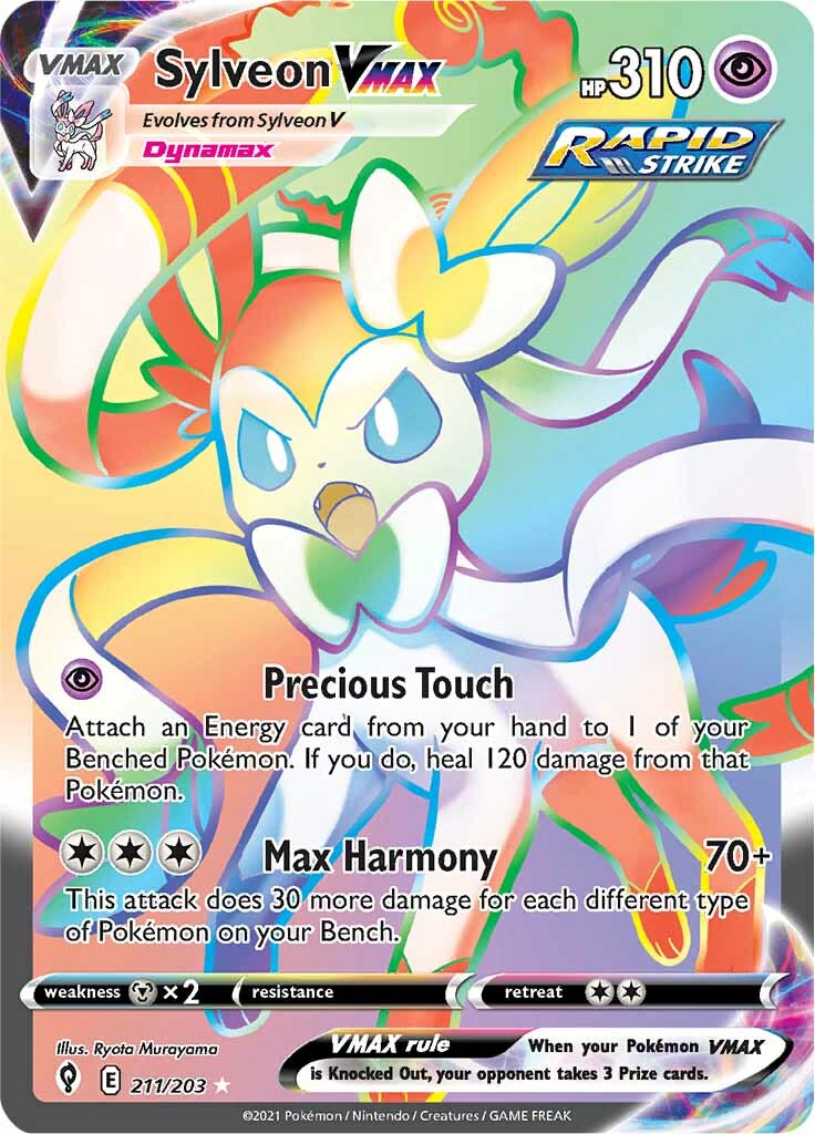 Sylveon VMAX (211/203) [Sword & Shield: Evolving Skies] | Arkham Games and Comics