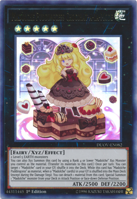 Madolche Puddingcess Chocolat-a-la-Mode [DUOV-EN082] Ultra Rare | Arkham Games and Comics