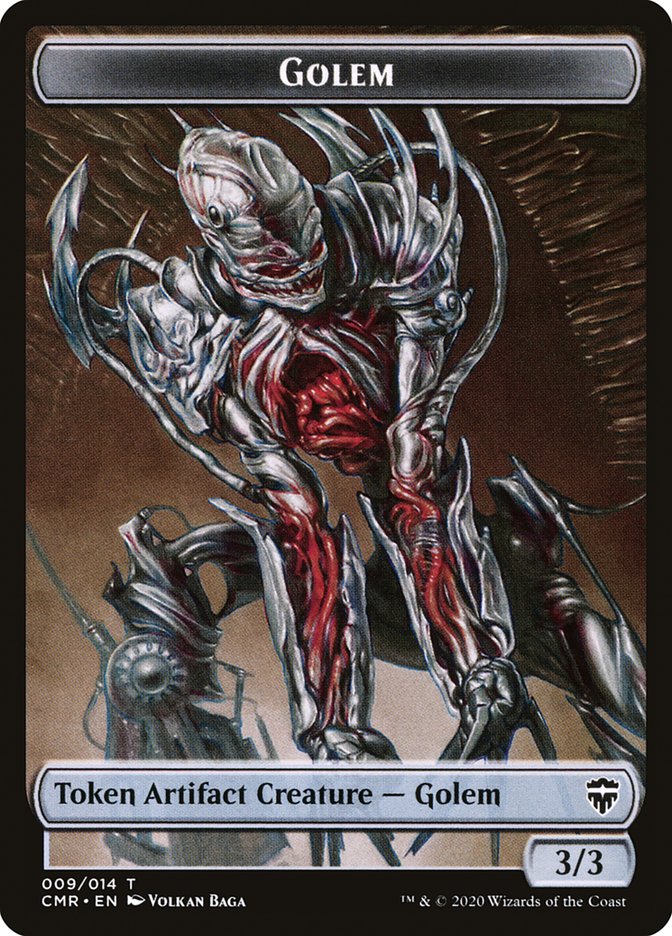 Golem Token [Commander Legends Tokens] | Arkham Games and Comics