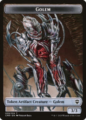 Golem // The Monarch Token [Commander Legends Tokens] | Arkham Games and Comics