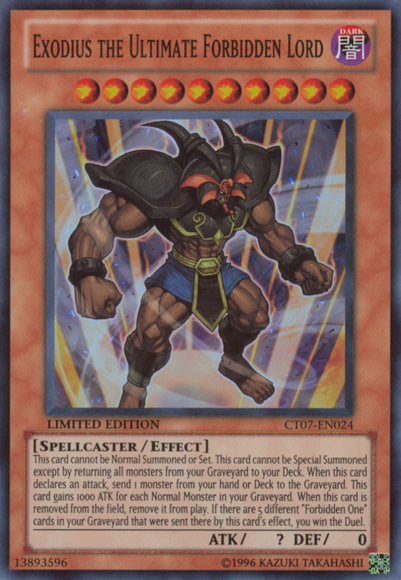 Exodius the Ultimate Forbidden Lord [CT07-EN024] Super Rare | Arkham Games and Comics