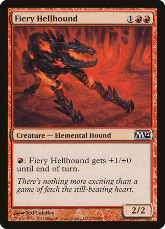 Fiery Hellhound [Magic 2012] | Arkham Games and Comics