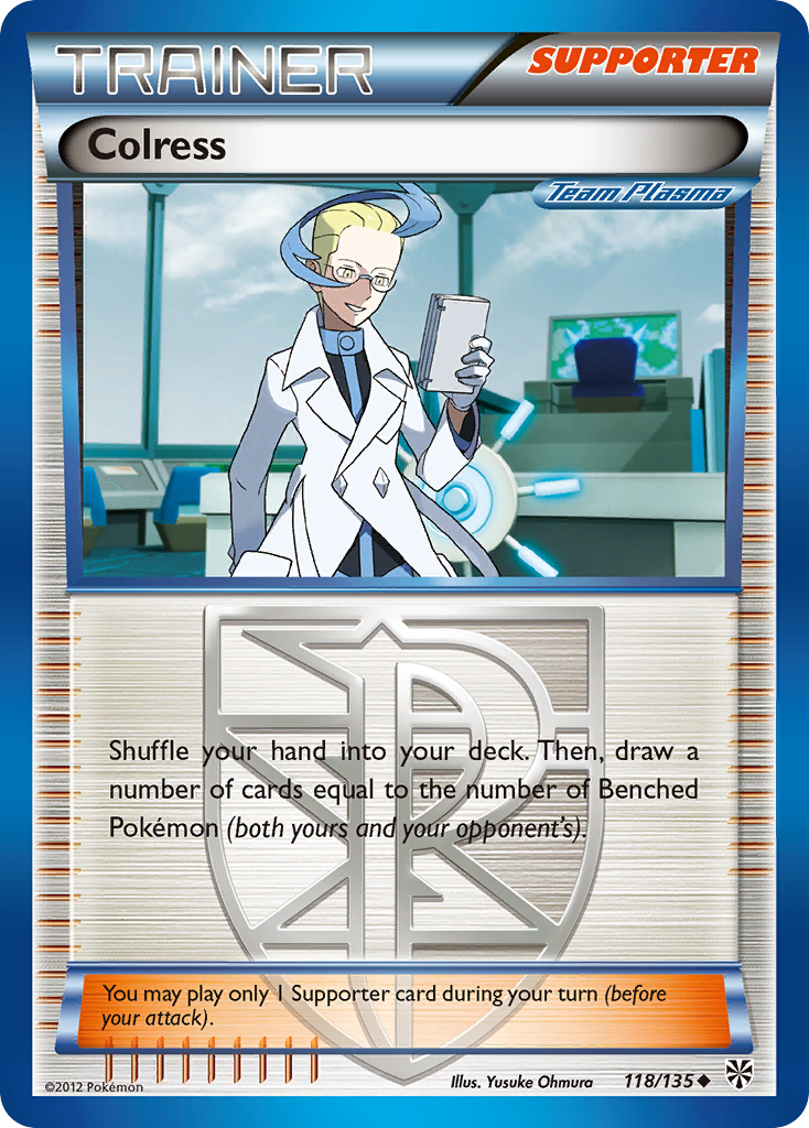 Colress (118/135) [Black & White: Plasma Storm] | Arkham Games and Comics