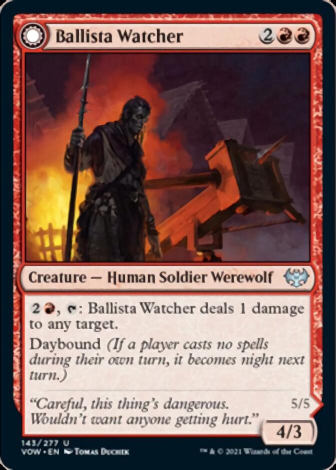 Ballista Watcher // Ballista Wielder [Innistrad: Crimson Vow] | Arkham Games and Comics