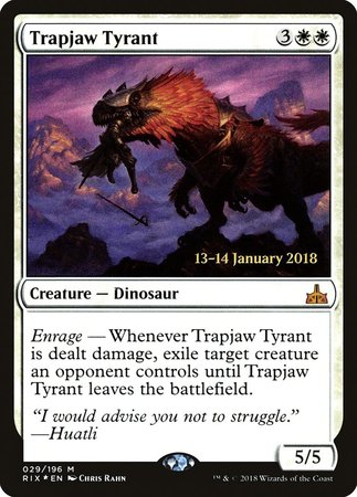 Trapjaw Tyrant [Rivals of Ixalan Promos] | Arkham Games and Comics