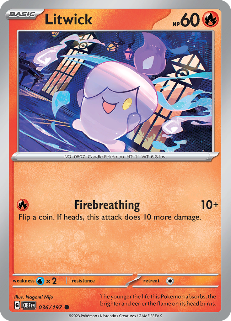 Litwick (036/197) [Scarlet & Violet: Obsidian Flames] | Arkham Games and Comics