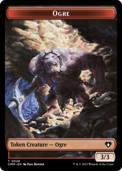 Treasure // Ogre Double-Sided Token [Commander Masters Tokens] | Arkham Games and Comics