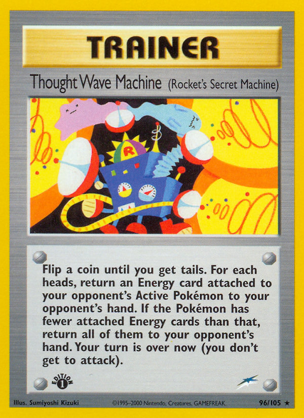 Thought Wave Machine (96/105) (Rocket's Secret Machine) [Neo Destiny 1st Edition] | Arkham Games and Comics