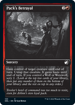Pack's Betrayal [Innistrad: Double Feature] | Arkham Games and Comics