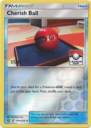 Cherish Ball (191a/236) (League Promo Staff) [Sun & Moon: Unified Minds] | Arkham Games and Comics