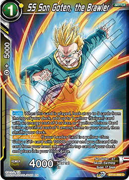 SS Son Goten, the Brawler (BT14-099) [Cross Spirits] | Arkham Games and Comics