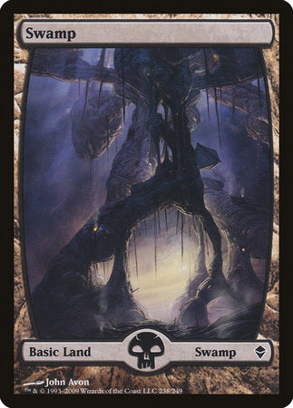 Swamp (238) - Full Art [Zendikar] | Arkham Games and Comics