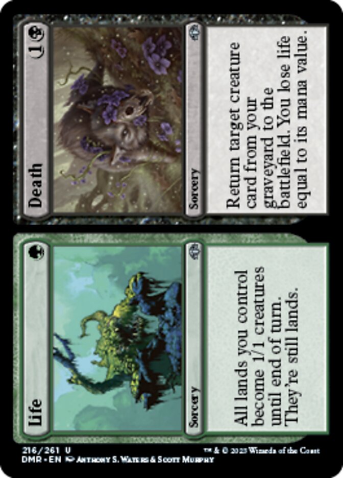 Life // Death [Dominaria Remastered] | Arkham Games and Comics