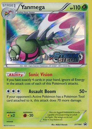 Yanmega (XY144) (Staff) [XY: Black Star Promos] | Arkham Games and Comics