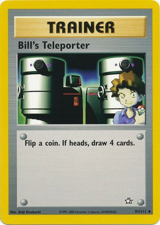 Bill's Teleporter (91/111) [Neo Genesis Unlimited] | Arkham Games and Comics