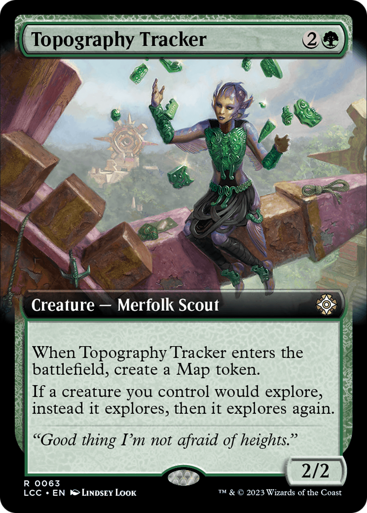 Topography Tracker (Extended Art) [The Lost Caverns of Ixalan Commander] | Arkham Games and Comics