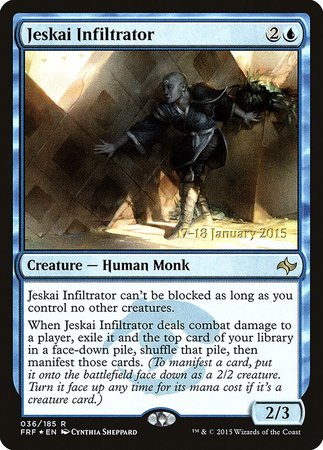 Jeskai Infiltrator [Fate Reforged Promos] | Arkham Games and Comics