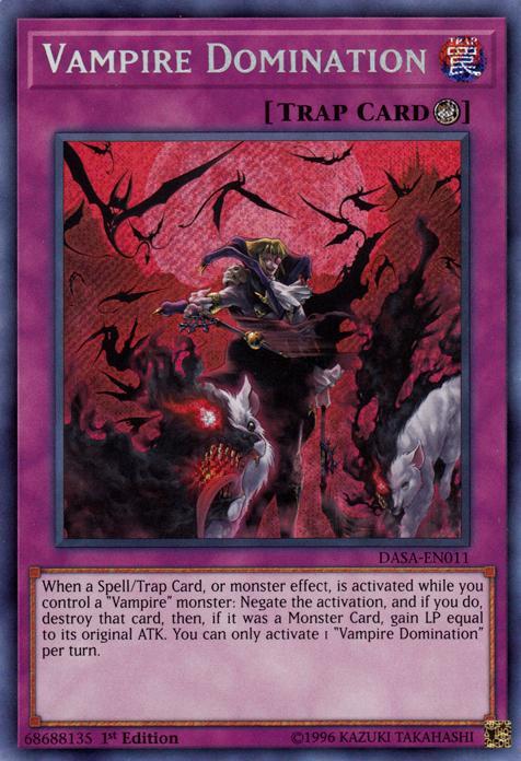 Vampire Domination [DASA-EN011] Secret Rare | Arkham Games and Comics